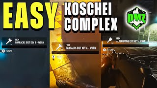 SECRET Koschei Complex Entrance and Keys  EASY DMZ Guide [upl. by Nereen]