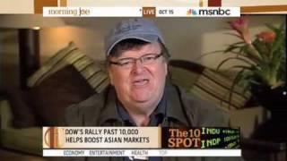 Michael Moore on Morning Joe Withdraw Your Money from Bailed Out Banks [upl. by Iarahs741]