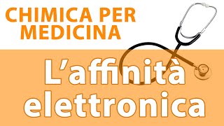 Laffinità elettronica  Lezione 7  Chimica per i test dingresso [upl. by Alle7]