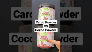 Cocoa Powder VS Carob Powder [upl. by Ynnaj]