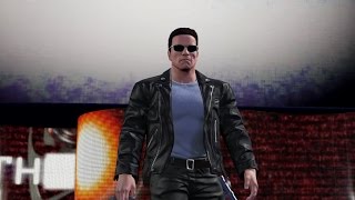 WWE 2K16  Terminator T2 Entrance Signature Finisher [upl. by Annaek]