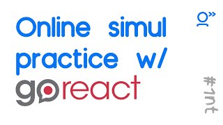 Using GoReact for simultaneous interpreting practice  feedback [upl. by Alemap]