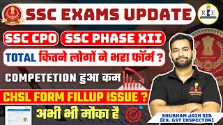 SSC CPO 2024 amp Selection Post phase XII registered forms Competition in exam SSC Latest updates [upl. by Amiarom]