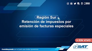 Retención de impuestos por emisión de facturas especiales [upl. by Hassett]