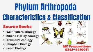 Phylum Arthropoda General Characteristics Phylogeny amp Classification  Miller amp Harley Zoology [upl. by Ynnij]