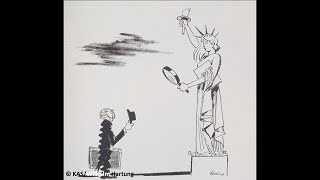 Bundeskanzler Adenauer zu Besuch in Amerika  Karikatur [upl. by Ellitnahc]