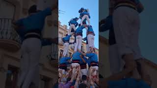 7de6a dels Castellers del Foix a Molins [upl. by Haldeman]