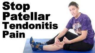 Patellar Tendonitis Exercises amp Stretches for Pain Relief  Ask Doctor Jo [upl. by Robena191]