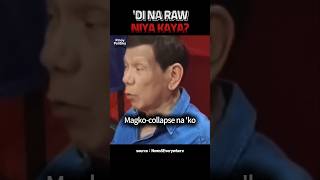 DI NA RAW NIYA KAYA Duterte PHVote election [upl. by Niwhsa]