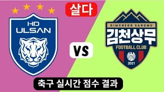 Ulsan HD FC vs Gimcheon Sangmu FC  김천 상무 FC vs 울산 HD FC 실시간 축구 점수 결과 2024년 오늘 경기 [upl. by Yslehc]