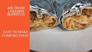 Air Fryer Lasagna Burritos airfryer lasagna burrito [upl. by Noorah]