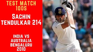 Sachin Tendulkar 214 vs Australia 2010 [upl. by Yessydo]