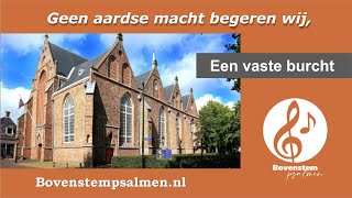 Een Vaste Burcht is onze God vers 1 en 2 samenzang met bovenstem  Orgel André Nieuwkoop [upl. by Notliw]