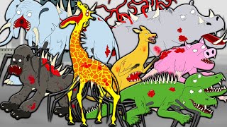 ALL SERIES EVOLUTION OF ZOOCHOSIS MUTANTS Cartoon Animation [upl. by Danielle543]