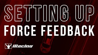 HOW TO SETUP FORCE FEEDBACK IN IRACING  2023 [upl. by Liew]