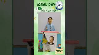 Iqbal Day poetry💚 shorts 9november [upl. by Morganica]