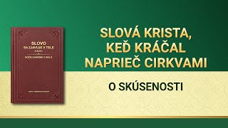 Slovo Všemohúceho Boha  O skúsenosti [upl. by Sutherlan]