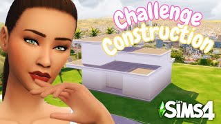 ❥Je construit la moitier dune maison vous construisez lautre  Challenge construction  SIMS 4 [upl. by Aneleasor]