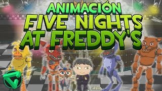 FIVE NIGHTS AT FREDDYS ANIMACIÓN  quotiTownGamePlay Animadoquot FNAF Animation [upl. by Ellehsat]