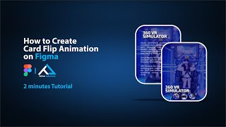 How to Create a Card Flip Animation on Figma [upl. by Anitnamaid]