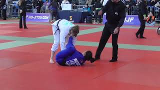 Astrid Scholin vs Lauriane Thurin  FINAL  IBJJF London Fall Open 2024  Black Adult Female  Light [upl. by Aidas605]