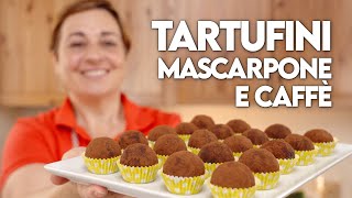 TARTUFINI MASCARPONE E CAFFÉ Ricetta Facile in 3 Minuti  Fatto in Casa da Benedetta [upl. by Marvella488]