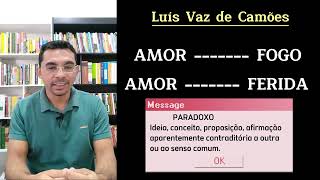 AMOR É FOGO Análise do poema do Camões [upl. by Alejandrina]