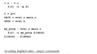 Mod05 Lec43 Makefiles [upl. by Aiuqal451]