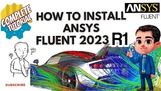 Install Ansys fluent Student version 2023 R1 Complete step by step guide [upl. by Idet]