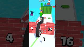 Big bike in Monster Bike level 291 shorts ytshort viralshort games [upl. by Aicirtan310]