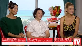 Lifeguard TV® Baywatch Movie Sit Down Interviews  Ilfenesh Hadera Jon Bass and Kelly Rohrbach [upl. by Akiraa]