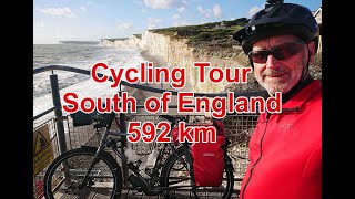 Cycle Camping Tour South England  Dorset Hampshire Surrey Sussex [upl. by Yalcrab]