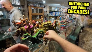 UNCOVERING A BASEMENT TIME CAPSULE TOY COLLECTION [upl. by Eciened]