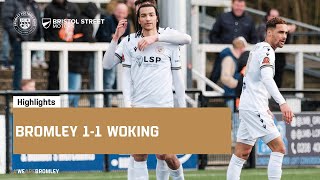 Highlights Bromley 11 Woking [upl. by Eellehs834]