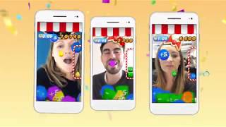 Candy Crush Saga  Facebook Camera Effect [upl. by Yzzik]