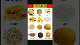 Types of food grains shortsfeed education [upl. by Nnaylrebmik47]