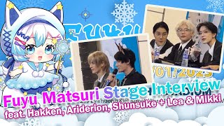 Hakken Ryou Ariderion Shunsuke with Lea amp Mikki Stage Interview at Fuyu Matsuri Vietnam [upl. by Fahey]