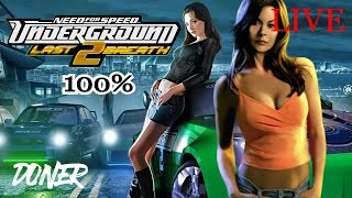 Powrót do wspaniałej gry  Need for Speed Underground 2 100 🔴NA ŻYWO [upl. by Lesde]