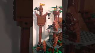 Crazy Kashyyyk Clone Troopers vs Wookiee Warriors MOC using 7261 Clone Turbo Tank w 2005 minifigs [upl. by Latt]