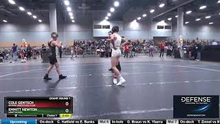 2020 USAW Preseason Nationals1087 Middle School Boys 102 Cole Gentsch Iguana Wrestling Club Vs Em [upl. by Reta401]