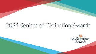 2024 Seniors of Distinction Awards [upl. by Yehus]