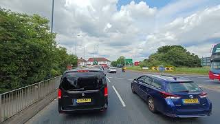 feltham to m25j26 slowtraffic [upl. by Ahsaeym]