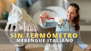 Como hacer un MERENGUE ITALIANO SIN TERMOMETRO  SECRETOS y TIPS [upl. by Johanna517]