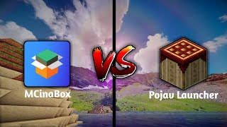 Mcinabox VS Pojav launcher  Minecraft java edition on android  Pojav Launcher  MCinaBox [upl. by Nryhtak846]