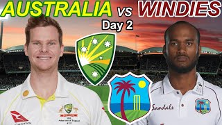 AUSTRALIA vs WEST INDIES Day 2 Live Commentary 1st TEST 2024 [upl. by Minier]