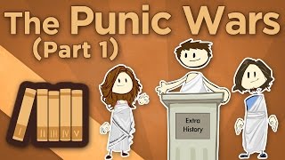 Rome The Punic Wars  The First Punic War  Extra History  Part 1 [upl. by Acisseg]