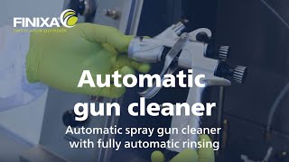 Automatic spray gun cleaner with fully automatic rinsing  AGC 40 [upl. by Cherida424]