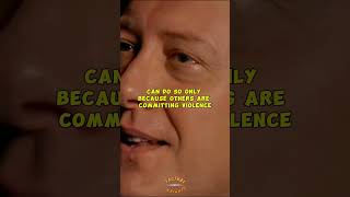 A fact about those who abjure violence facts factualinsights georgeorwell jamesspader blacklist [upl. by Aihtennek]