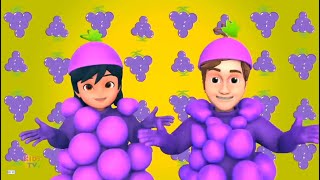 🍇 Grape Song for Kids 🎶 [upl. by Odlawso87]