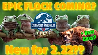 DATAMINE NEW EPIC FLOCK  BEAR BOSS 🐸 🐻 Jurassic World Alive [upl. by Bebe]